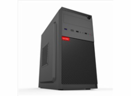 1stCOOL skříň STEP 5, micro tower, AU, USB 3.0, USB-C, bez zdroje, černá