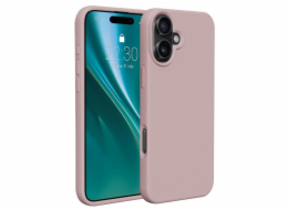 Silikonové TPU pouzdro Etteri pro iPhone 16 světle růžové