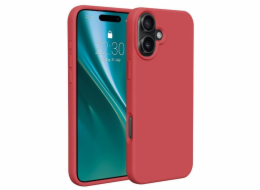 Silikonové TPU pouzdro Etteri pro iPhone 16 raspberry