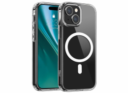 Hybridní TPU pouzdro Etteri Mag pro iPhone 15 transparentní