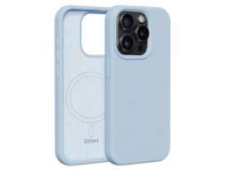 Silikonové TPU pouzdro Etteri Mag pro iPhone 15 Pro světle modré
