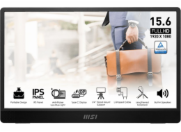 MSI Monitor 15,6 palce PRO MP161 E2U LED/FHD/Plochý/60Hz/Šedá