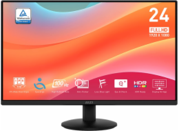 MSI Monitor 23,8 palce PRO MP242L LED/FHD/Plochý/100Hz/Černý