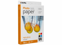 COLORWAY fotopapír/ high glossy 200g/m2, A4/ 100 kusů