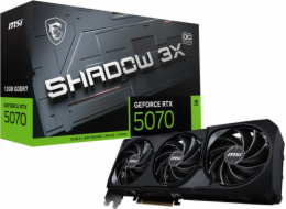 MSI Grafická karta GeForce RTX 5070 12G SHADOW 3X OC GDDR7 192bit HDMI/DP