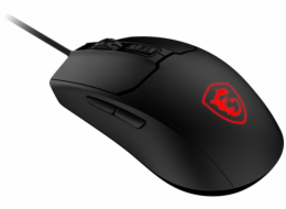 MSI herní myš FORGE GM100/ drátová/ 6.400 dpi/ RGB podsvícení/ 7 tlačítek/ USB