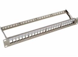 EFB Patch panel 1U 24x Keystone slot (37576.1)