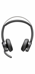 Poly Voyager Focus 2 bezdrátová náhlavní souprava, USB-A/C adaptér, stereo