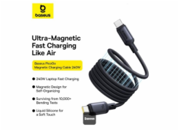 Kabel Baseus PicoGo magnetic USB-C/USB-C 1m 240W černý