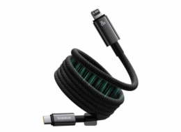 Magnetický nabíjecí kabel Baseus Tungsten USB-C/Lightning 1m 20W černý