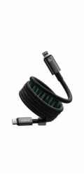 Magnetický nabíjecí kabel Baseus Tungsten USB-C/Lightning 1m 20W černý