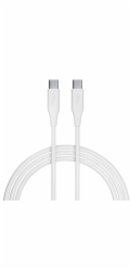 Datový kabel Allity AUC-02 USB-C/USB-C 2m 60W bílý