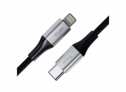 Datový kabel Allity AUC-01 USB-C/Lightning 1m 27W černý