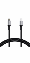 Datový kabel Allity AUC-01 USB-C/Lightning 2m 27W černý