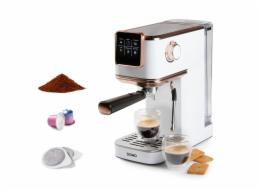 Espresso kávovar 3v1 - pákový, na pody i na kapsle - DOMO DO746K