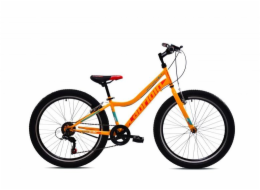 Horské jízdní kolo Capriolo DIAVOLO 400  24"/13" žluto-červený 