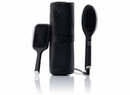 GHD Glide horkovzdušný kratáč, iontová technologie, dárková sada, Iced Luxe Collection, černá