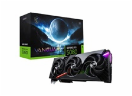 MSI VGA NVIDIA GeForce RTX 5080 16G VANGUARD SOC, RTX 5080, 16GB GDDR7, 3xDP, 1xHDMI
