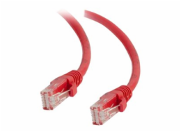 C2G Cat5e Booted Unshielded (UTP) Network Patch Cable - Patch kabel - RJ-45 (M) do RJ-45 (M) - 1 m - UTP - CAT 5e - lisovaný, provedení bez hrbolků, licna - červená