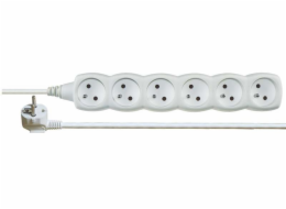 EMOS Prodlužovací kabel 6 zásuvek 3m, bílý