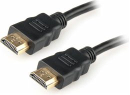 Kabel HDMI-HDMI M/M 3m stíněný, zlac.kon. 2.0
