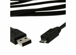 PREMIUMCORD Kabel USB 2.0 A - Micro B propojovací 1m