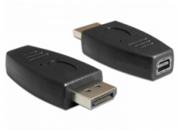 Delock adaptér Displayport samec > Displayport mini samice, černá