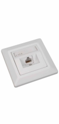 Zásuvka Solarix CAT6 STP 1 x RJ45 pod omítku bílá