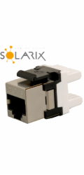 Zařezávací keystone Solarix CAT6 STP SXKJ-6-STP-BK