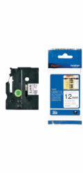 Páska Brother TZe-N231, 12mm, bílá/černá, nelaminovaná, délka 8m