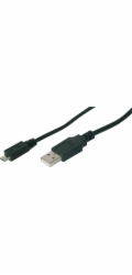 Digitus&nbsp;USB&nbsp;2.0&nbsp;kabel&nbsp;USB&nbsp;A&nbsp;samec&nbsp;na&nbsp;USB&nbsp;micro&nbsp;B&nbsp;samec,&nbsp;2x&nbsp;stíněný,&nbsp;Měď,&nbsp;3m