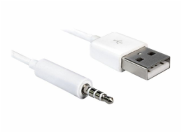 Delock Cable USB-A samec > Stereo jack 3.5 mm samec 4 pin IPod Shuffle 1 m