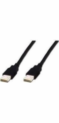 Digitus&nbsp;USB&nbsp;2.0&nbsp;Anschlusskabel&nbsp;USB-A&nbsp;(Stecker)&nbsp;>&nbsp;USB-A&nbsp;(Stecker)&nbsp;(schwarz,&nbsp;1,8&nbsp;Meter)