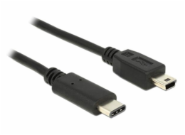 Kabel DeLOCK USB 2.0, zástrčka USB-C > zástrčka mini-USB