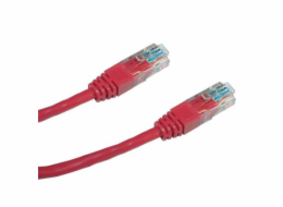 DATACOM Patch kabel UTP CAT5E 0,5m červený