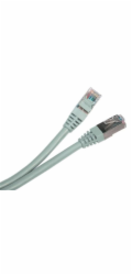 SOLARIX 10G patch kabel CAT6A SFTP LSOH 1m, šedý non-snag proof