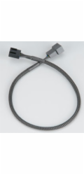 AKASA prodlužovací kabel k PWM ventilátoru, 30cm  (4pin pro PWM, 3pin ventilátory)