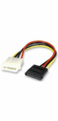 GEMBIRD Kabel SATA napájecí 15cm  1x 5,25 na 1xSATA
