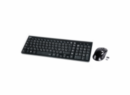 HAMA set Trento/ bezdrátové klávesnice + myš/ 2,4GHz/ nano USB/ CZ+SK/ černý