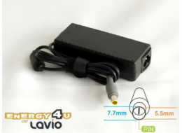 Napájení notebooku Energy4U Energy4U PA13 20V / 3,25A (7,7x5,5mm + PIN) 65W, zdroj notebooku / notebooku pro IBM, Lenovo