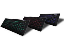 AMEI AM-K3001R/Drátová USB/CZ layout/Černá