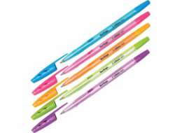 Berlingo Tribase neonové kuličkové pero 0,7 mm modré (265896)