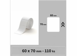 Niimbot štítky T 60x70mm 110ks Bílé pro B3S