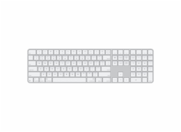 Apple Magic Keyboard Numeric Touch ID/Bezdrátová Bluetooth/US layout/Bílá