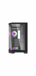 Počítačová skříň Darflash FT418 PRO + 7 ventilátorů aRGB (černá)