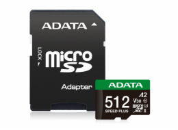 ADATA SPEED PLUS microSDXC 512 GB, paměťová karta