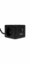 Prodlužovací kabel HUSLOG Smart Black 1,4m