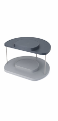 Joseph Joseph CupboardStore 2-tier Grey Rotating Organiser