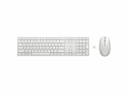 HP 650 Bezdrátová klávesnice a myš - bílá
