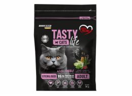 BIOFEED TASTY CATS LIFE STERILIZED S KRÁLÍKEM 50g